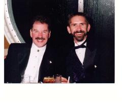 Steve and Rex at formal night